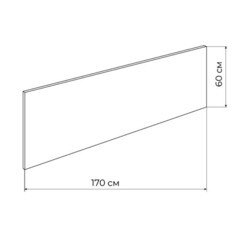Панель фронтальная для ванны акриловой Jacob Delafon Elite 170х60 см белая (E6D351RU-00) - фото 2