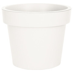 Изображение товара Кашпо декоративное Элластик-Пласт Loft 750х750х655 мм с дренажной вставкой 190 л белое