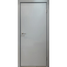 Блок дверной Kapelli Classic 800х2000 мм влагостойкий ПВХ серый 7035 глухой