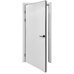 Блок дверной Kapelli Classic 800х2000 мм влагостойкий ПВХ серый 7047 глухой - фото 6