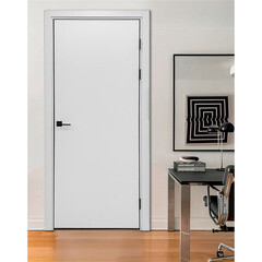 Блок дверной Kapelli Classic 600х2000 мм влагостойкий ПВХ серый 7047 глухой - фото 5