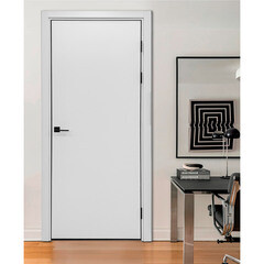 Блок дверной Kapelli Classic 900х2000 мм влагостойкий ПВХ серый 7047 глухой - фото 5