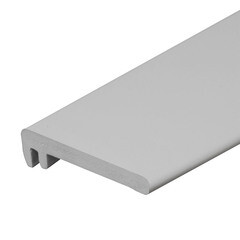 Наличник Kapelli телескопический 8х70х2170 мм ПВХ серый 7035 прямой (1 шт.) - фото 1