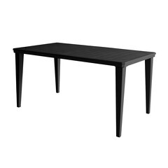 Изображение товара Стол разборный пластиковый Adrianoplast графит 1540х865х765 мм прямоугольный (Р6034ГР)