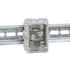 Блок распределительный проходной EKF PROxima на DIN-рейку и монтажную панель 40х45х60 мм 660 В IP20 50 А (RBP-35-50) - фото 4