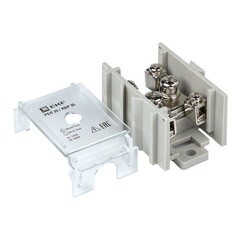 Блок распределительный проходной EKF PROxima на DIN-рейку и монтажную панель 40х45х60 мм 660 В IP20 50 А (RBP-35-50) - фото 2