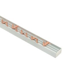 Шина соединительная типа PIN четырехрядная EKF PROxima тип PIN 230 В 100 А на 54 модуля 1 м (pin-03n-100) - фото 2