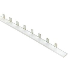 Шина соединительная типа PIN однорядная EKF PROxima тип PIN 230 В 100 А на 36 модулей 1 м (pin-01-100m) - фото 1