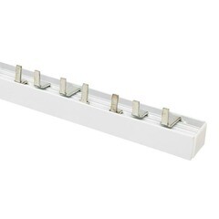 Шина соединительная типа PIN четырехрядная EKF PROxima тип PIN 400 В 100 А на 54 модуля 1 м (pin-04-100) - фото 1