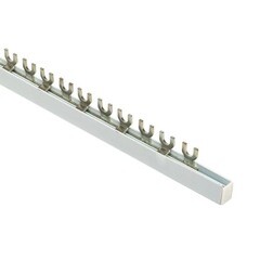 Изображение товара Шина соединительная типа FORK двухрядная EKF PROxima тип FORK 400 В 100 А на 54 модуля 1 м (fork-02-100)