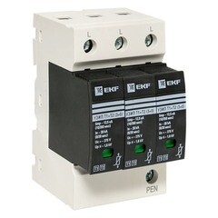 Изображение товара Ограничитель напряжения модульный EKF PROxima T1-T2 275 В 20 кА 3P (OV12-3-503)