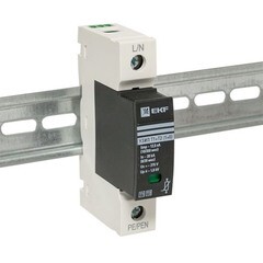 Ограничитель напряжения модульный EKF PROxima T1-T2 275 В 20 кА 1P (OV12-1-501) - фото 3