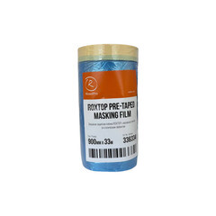 Изображение товара Пленка защитная RoxelPro для малярных работ с клейким краем со статическим эффектом 9 мкм 0,9х33 м (29,7 кв.м)