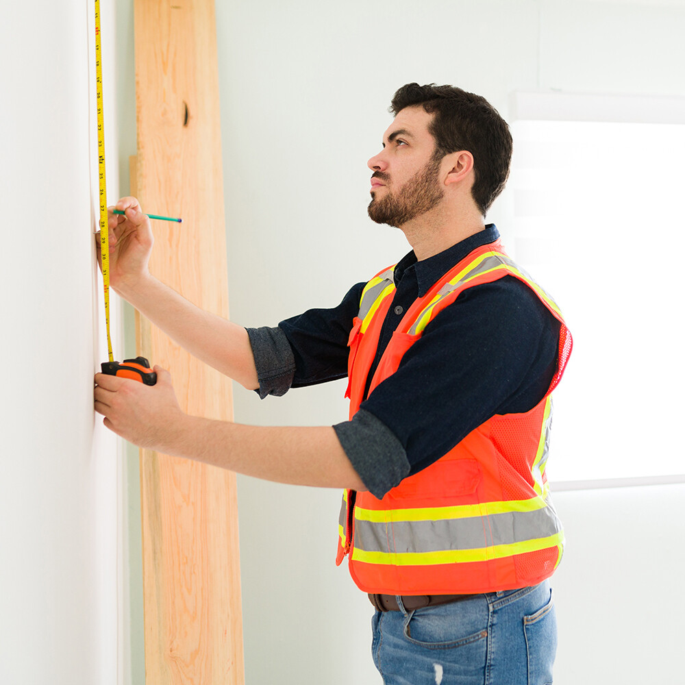 

Замер помещения для укладки плитки