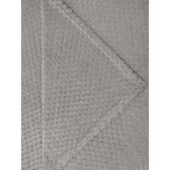 Плед 200х220 см TexRepublic Жаккард микрофибра серый - фото 4