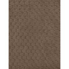 Плед 200х220 см TexRepublic Жаккард микрофибра коричневый - фото 2