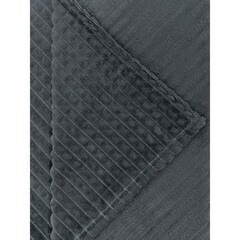 Плед 150х200 см TexRepublic микрофибра серый - фото 4