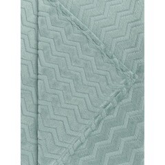 Плед 200х220 см TexRepublic Жаккард микрофибра бирюзовый - фото 4