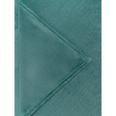 Плед 150х200 см TexRepublic микрофибра бирюзовый - фото 4