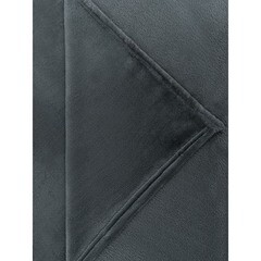 Плед 150х200 см TexRepublic микрофибра серый - фото 4