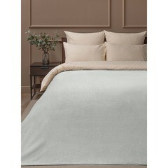 Плед 150х200 см TexRepublic микрофибра серый - фото 3