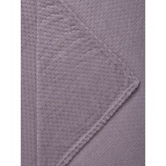 Плед 150х200 см TexRepublic Жаккард микрофибра сиреневый - фото 4