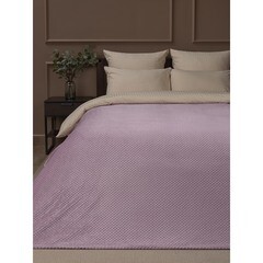 Плед 150х200 см TexRepublic Жаккард микрофибра сиреневый - фото 3