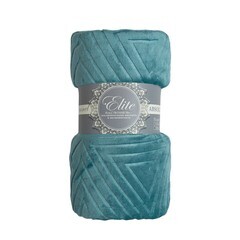 Изображение товара Плед 200х220 см TexRepublic микрофибра бирюзовый