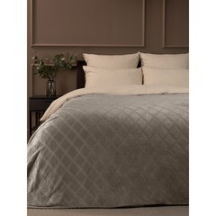 Плед 200х220 см TexRepublic микрофибра бежевый - фото 2