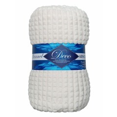 Изображение товара Плед 200х220 см TexRepublic Жаккард микрофибра шампань