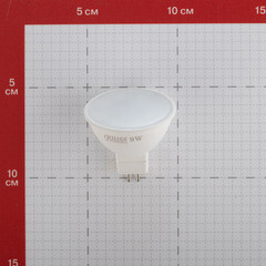 Лампа светодиодная Gauss GU5.3 4100К 9 Вт 660 Лм 180-240 В рефлектор MR16 матовая - фото 5