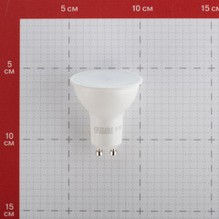 Лампа светодиодная Gauss GU10 4100К 9 Вт 660 Лм 180-240 В рефлектор MR16 матовая - фото 6