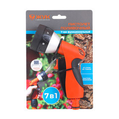 Пистолет для полива 1/2-3/4 Жук Эрго пластиковый 7 режимов (330740-00) - фото 2