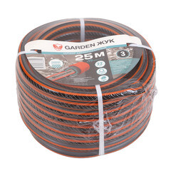 Шланг поливочный 3/4 25 м трехслойный Garden Жук ПВХ армированный (8890-00) - фото 9