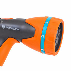 Пистолет для полива 1/2-3/4 Garden Жук пластиковый 8 режимов (322684-00) - фото 6