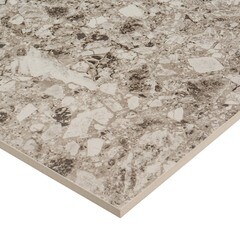 Керамогранит Grasaro Terrazzo белый 600х600х9 мм (5 шт.=1,8 кв.м) - фото 4