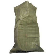 Мешок для мусора 150 л 750х1150 мм полипропиленовый зеленый