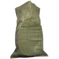 Мешок для мусора 150 л 750х1150 мм полипропиленовый зеленый - фото 1