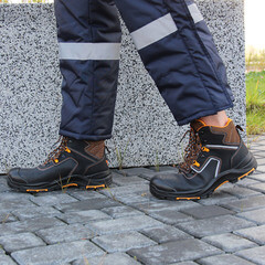 Ботинки рабочие кожаные размер 40 черные Мистраль Perfect Protection (124901) - фото 2