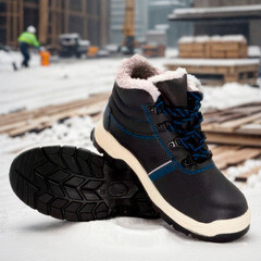 Ботинки рабочие искусственный мех размер 42 черные Мистраль Рабочий (116162/00000132465) - фото 3