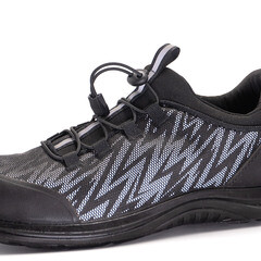 Полуботинки рабочие тканевые с защитным подноском размер 42 черные Мистраль Light (135579) - фото 3