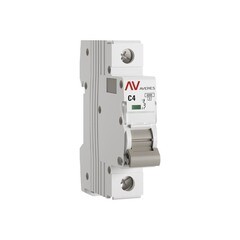 Автоматический выключатель модульный EKF Averes AV-6 1P 4А тип C 6 кА 230 В (mcb6-1-04C-av)