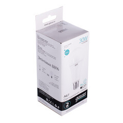 Лампа светодиодная Gauss E27 4100К 30 Вт 2360 Лм 180-240 В груша A67/A70 матовая - фото 6