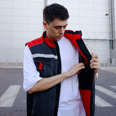 Жилет защитный Спрут Формула 44-46 рост 170-188 см серый - фото 3