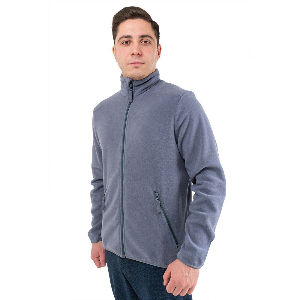 Изображение товара Толстовка флисовая Joker на молнии для мужчин 48-50 рост 170-176 серый