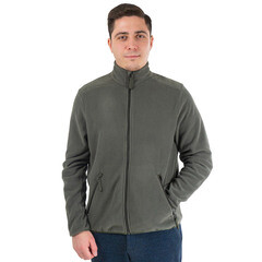 Толстовка на молнии флисовая Joker 56-58 рост 170-176 см хаки - фото 8