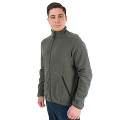 Толстовка на молнии флисовая Joker 56-58 рост 170-176 см хаки - фото 7