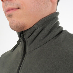 Толстовка на молнии флисовая Joker 56-58 рост 170-176 см хаки - фото 6