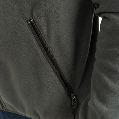 Толстовка на молнии флисовая Joker 56-58 рост 170-176 см хаки - фото 5