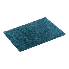 Изображение товара Коврик для ванной голубой 80х50 см Fora Shiny (FOR-MCF-SHI50-80BL)